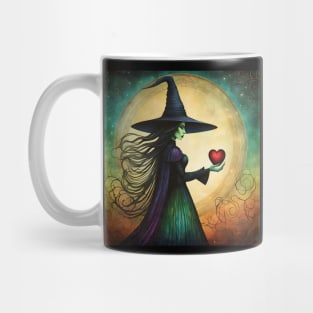 Evil Witch With Stolen Heart Mug